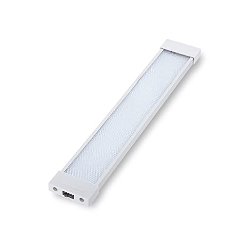 Raycharm Rv & Boat Ceiling Cabin & Under Cabinet Led Interior Light Fixture 18.1" X 2.9", 6000K Cool-White Even Diffused Beam, High Light-Output Low Ampere, 12V/24V Dc, On/Off Rocker Switch, 1-Pack #TOP10