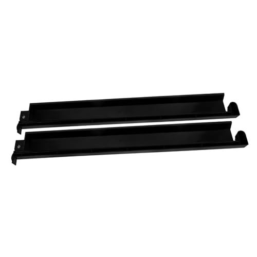 Règle de mahjong transparente 18 pouces plastique rigide Toddmomy x2