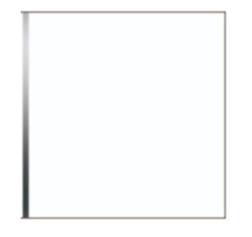 Shower Panel 1000mm Wide x 2.4m Wet Wall Bathroom Cladding PVC 10mm Thick (White Gloss 1m)