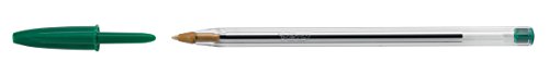 Bic Bolígrafos Cristal® Medio 0,4Mm, Verde