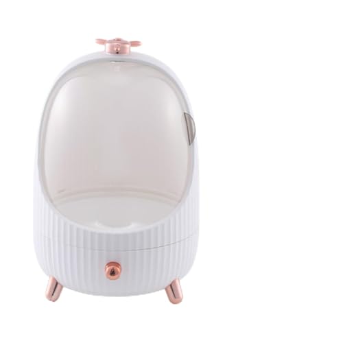 FOMIYES メイクアップ収納ボックス 大容量 メイク用品整理ケース ケア収納に コスメグッズ整理 トイレや寝室活躍