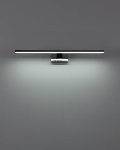Lámpara espejo LED Conettilla de aluminio para iluminación de baño de 60 cm 3