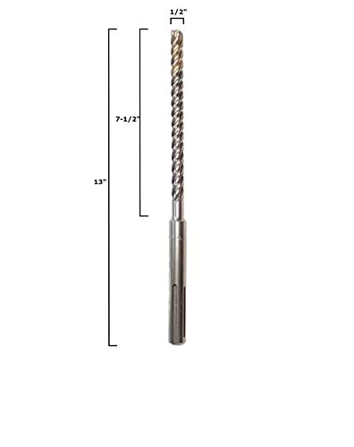 Milwaukee 1 2 in. x 13 in. SDS MAX Carbide Drill Bit