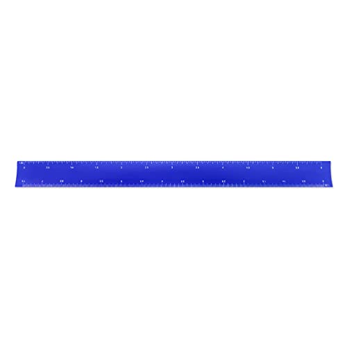 Image of Alumicolor 30-cm Aluminum Metric Mechanical Hollow Scale for School, Office, Art and Drafting, 30CM, Blue
