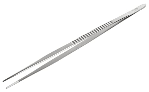 REMOS Pinzas universales para cocina, hogar, parrilla, acuario, 50 cm, punta recta, acero inoxidable Cover