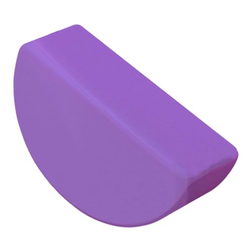 Yiju Half Moon Recovery Block & Calf Stretching- Improve Balance, Stability & Foot Mobility/Calf Stretcher for Plantar Fasciitis Relief/Yoga & Pilates Balance Trainer, Violet