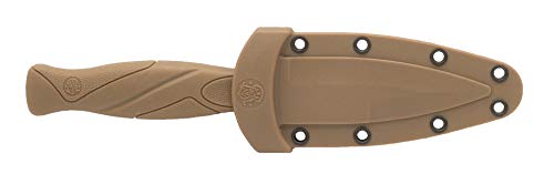 Smith & Wesson Faca de bota FDE 15,8 cm de alto carbono S.S. com lâmina de borda única de 7 cm e cab