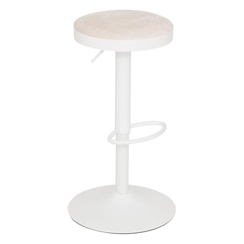 Atmosphera - Lot de 2 tabourets de Bar Ilsa Ivoire
