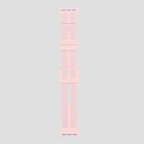 Image of TECHONTO New Designed Silicone Watch Strap Compatible with Apple Watches (42-44 & 45mm), Soft Silicone & Premium Buckle, Wristband for iWatch Series 7 /6 /5 /4 /3 /2 /1 /SE