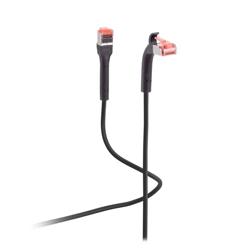 Patchkabel Flexline Cat.6A mit biegbaren Stecker, U/FTP, Schwarz, 7,5 m Marque
