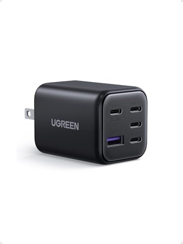 Image of UGREEN 5-Port 45W USB C Charger Block, PD /PPS /QC 45 Watt Fast Charging, GaN Charger with 4 USB C Port for iPhone 17 /16 /15, Galaxy S26 /S25 /S24 /S23, Pixel 10 /9 /8, iPad, MacBook Neo /Air and More