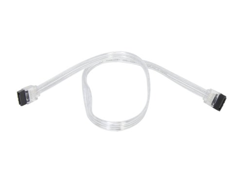 Cable SATA de 24 pulgadas con seguro, color plateado miniatura 2