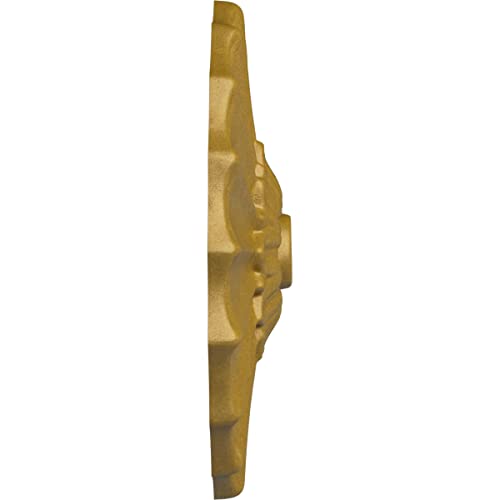 Image of Ekena Millwork CM09SHPGS 9 inch x 1-3 /8 inch Shakuras Ceiling Medallion, Pharaoh's Gold