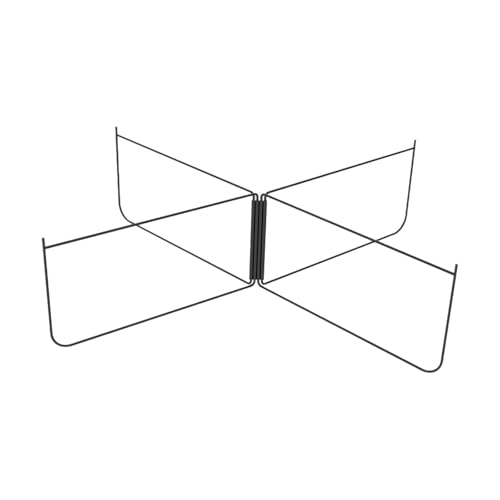 Generic クーラースタンド 折りたたみ式 アイスボックスホルダー ポータブルラック 収納ボックスホルダー 軽量設計 安定構造 組立簡単 屋外キャンプに適用, ブラックストレート