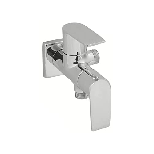 VikingAngle Valve 2 Way - Premium Brass Construction with Chrome Finish - 15mm (1/2") Thread Size