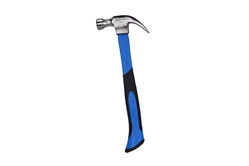 Image of Century Drill & Tool 72234 Fiberglass Hammer, 16 oz., Claw Style: Curved | 12-9 /16 inch overall length, cuts steel & fiberglass