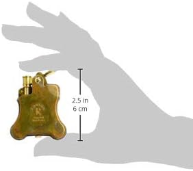 Ronson Banjo Steampunk Design Oil Lighter in hand for size reference