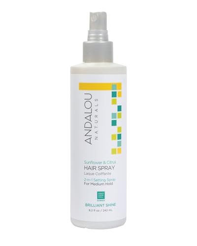 Andalou Naturals Sunflower & Citrus Brilliant Shine Hair...
