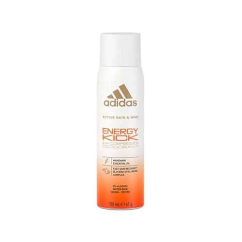 Adidas Energy Kick 24H Compressed Deodorant For Men - Fresh Fragrance - 100 ml