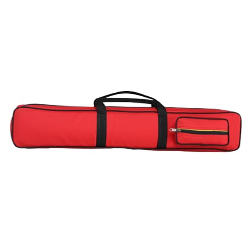 Deevoka Estojo para Taco de Sinuca, Proteção Completa para Equipamentos de Bilhar, Vermelho