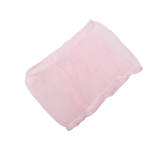 Capa de gaiola de pássaro de fio de rede rosa M – Rede de malha de nylon macio ajustável para gaiola