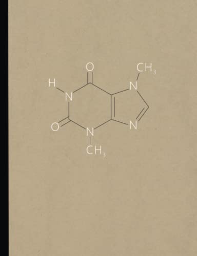 Hexagonal Graph Paper Notebook: 120 Pages of Small Hexagons for Organic Chemistry, Biochemistry, Chem Lab, RPG Games, Drawing, Wargaming, Patchwork, ... Grid, with Theobromine / Chocolate Molecule