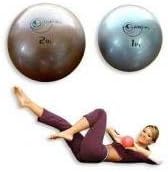 Pilates Weighted Ball Pair, 1 lb Each