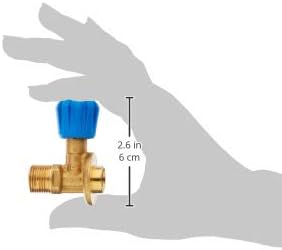 Cfh 52121 Redukcja na Butlę z Gwintem, Złoty/Niebieski, 3/8"