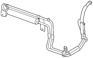 AC Delco Power Steering Fluid Cooler - 84024888