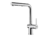 FRANKE 115.0653.379, Rubinetto per lavello da cucina Active L pull out spray, Cromo