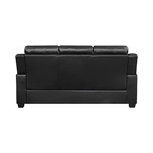 Coaster Home Furnishings Finley Tufted Upholstered Sofa Black #TOP2