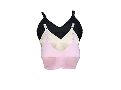 Image of Teenager Bra Women's Cotton Non Padded Wired Regular, Full-Coverage Bra (Pack of 3)
