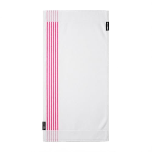 Medium Golf Towel - Neon Pink Stripes - Scottsdale 'The Leaf' Special Edition - 18"x36" - 97% Cotton, Super Absorbent & Stays Wet for Clubs, Balls & Hands