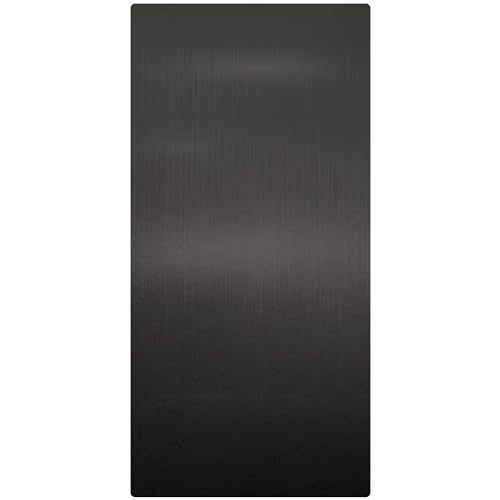 5Seconds - Wall Guard for Hand Dryer, Stainless Steel Wall Splash Guard Adhesive Tape Strips, Easy-Wipe Splash Guard, 31-3/4