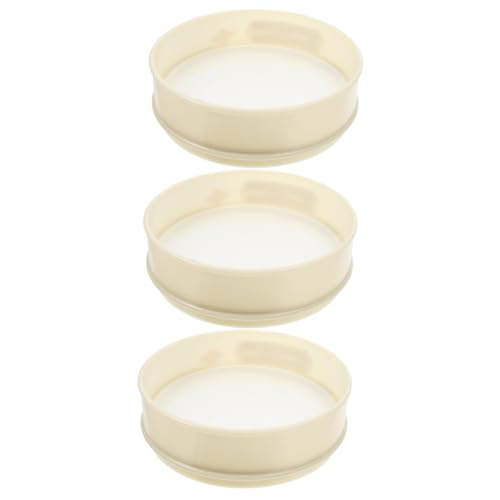 SUPVOX 3pcs Manual Beans Sifter Garden Gadget Multi-use Sieve Gardening Sieve Practical Sand Tool