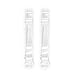 Dritz Detachable and Adjustable Fashion Straps, 1 Pair, Clear