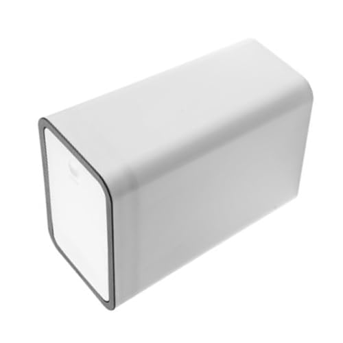 Caneca de Basura Plástica Blanca con Tapa a Presión 33 cm