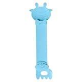 Cuillère à bande pour chat, cuillère à presser pour chat,Mangeoire à cuillère de dessin animé pour friandises | Outil de distribution avec trou de suspension pour lapins, chats, chiens et