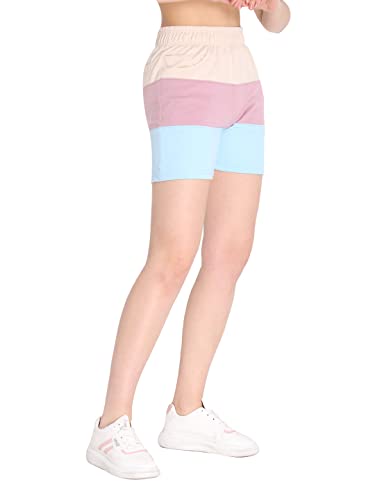 Image of CHKOKKO Women's Regular Cotton Regular Fit Plain Shorts for Women
