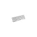 LogicKeyboard LogicSkin White Keyboard Cover Compatible with Black Large Print Apple Ultra Thin - LS-LPRNTBW-M89-US