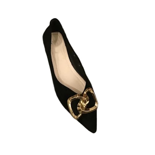 YTR6TW Women Casual Flat Shoes Pointed Toe Slip On Comfort Shoes