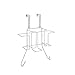 Organize It All Iron Board Holder (0751W)