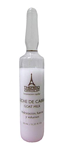 Mystic Goat Milk Ampoules - Leave In Conditioner and Hair Treatment for Dry, Fragile Hair with Essential Nutrients and Vitamins (10ml x 36 Ampoules)