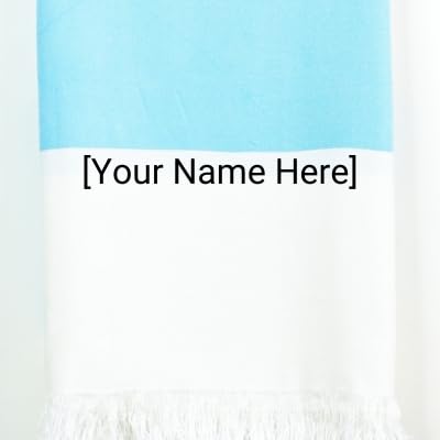 madake Bamboo Customize/Personalize Your Stylish Thin Turkish Bath Towel with Name or Embroidery|Super Absorbent, Anti Bacterial|Add Personal Touch to Your Gifts|for Men and Women