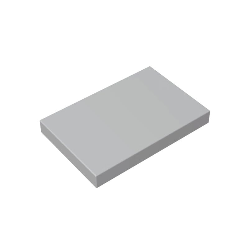 26603 Foundation Plate Tile 2x3 50 Pieces GDS-1039 Compatible with Lego Building Blocks Color:Light Bluish Gray