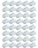 rhinocables RJ45 Connector, Cat5e Connectors, Ethernet Plug Crimp Ends 8-Pin Connectors Multipack (1000 Pack)