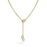 Générique Collier Y MailleMarine Grain De Café Chaine d'Ancre   Acier Inoxydable   Femme et Ado   Doré   Sautoir   Tendance   Resistant à l'eau   Ne rouille pas   Idéd cadeau   Élégant   Waterproof