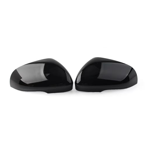 ドアミラーカバー Compatible With Jaguar For XF 2009-2020 For XFR 2010-2015 For XFR-S 2013-2015 光沢のあるブラックの車用リアミラーハウジングカバー 1組 C2Z4413 C2Z4