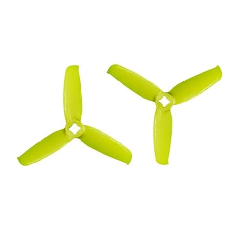 Hélice Flash 3052 1,5mm 5mm 3 pulgadas, 3 piezas, Compatible con RC FPV Racing, palillo de dientes de estilo libre, piezas de bricolaje para Drones con conductos Cinewhoop(12Pairs Yellow)