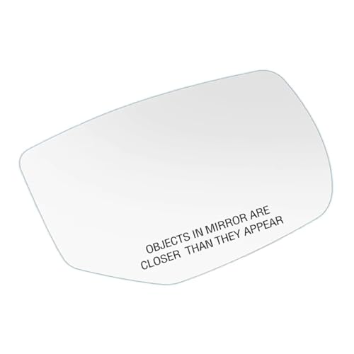 Verre de rétroviseur convexe et chauffant à angle réglable